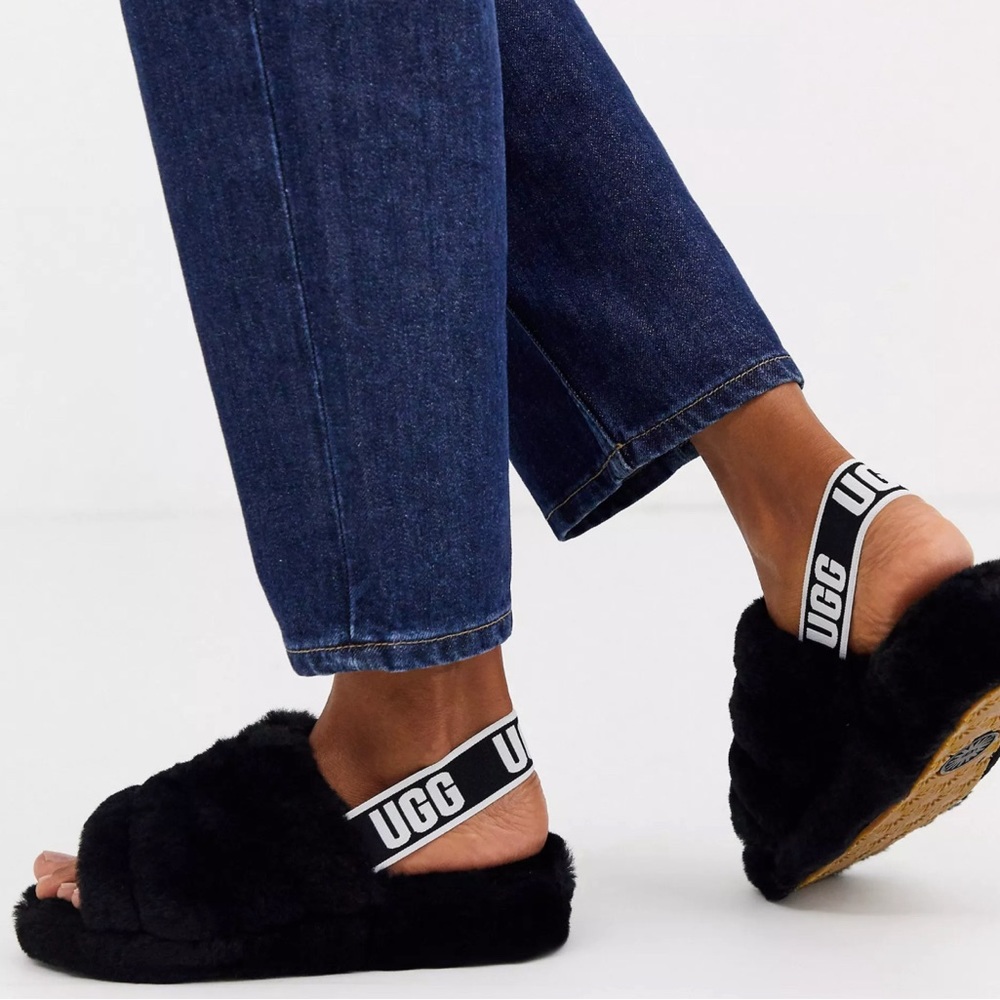 Ugg FLUFF YEAH SLIPPERS LIKE NEW